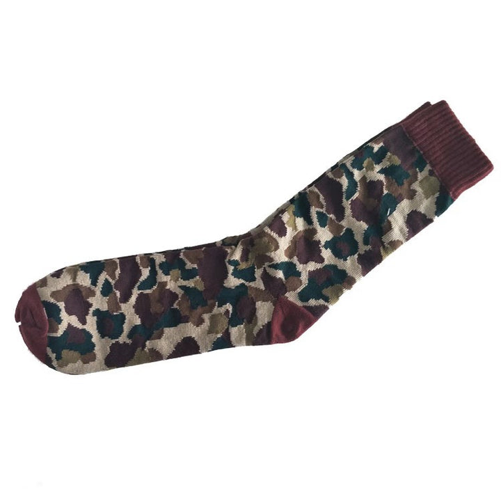 Camouflage Socks Brown and Rust - Kit Carson Accessories