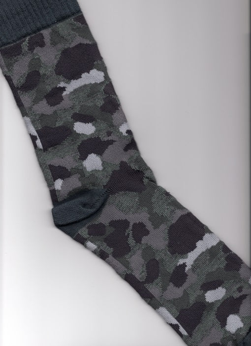Camouflage Socks in Grey Colors - Kit Carson Accessories