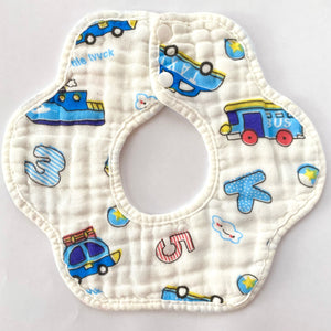 Baby Drool Bib Transportation and Numbers