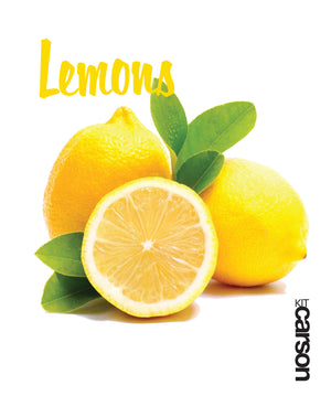 Lemons Cut in Half Swedish Dishcloth
